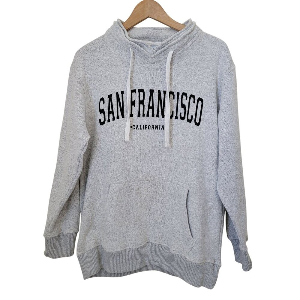 ESY Surf Co SAN FRANCISCO CALIFORNIA Double Collar Long Sleeve Sweater Unisex S